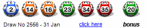 Draw: 2556 - 2,14,16,23,34,35, bonus 20