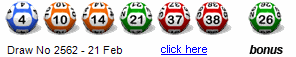 Draw: 2562 - 4,10,14,21,37,38, bonus 26