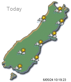South Island Weather Summary